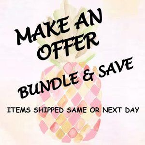 MAKE AN OFFER / BUNDLE & SAVE! Offers accepted or countered!